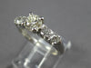 ESTATE 1.07CT OLD MINE DIAMOND PLATINUM CLASSIC 5 STONE ENGAGEMENT RING #27797