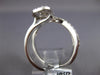 WIDE .77CT DIAMOND 14K WHITE GOLD ROUND & BAGUETTE CRISS CROSS DIAGONAL FUN RING