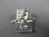 ESTATE WIDE .25CT DIAMOND 14K WHITE GOLD ROUND GRADUATING CRISS CROSS SNAKE RING