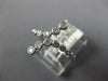 ESTATE WIDE .25CT DIAMOND 14K WHITE GOLD ROUND GRADUATING CRISS CROSS SNAKE RING