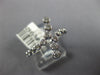 ESTATE WIDE .25CT DIAMOND 14K WHITE GOLD ROUND GRADUATING CRISS CROSS SNAKE RING