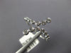 ESTATE WIDE .25CT DIAMOND 14K WHITE GOLD ROUND GRADUATING CRISS CROSS SNAKE RING