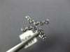 ESTATE WIDE .25CT DIAMOND 14K WHITE GOLD ROUND GRADUATING CRISS CROSS SNAKE RING