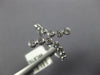 ESTATE WIDE .25CT DIAMOND 14K WHITE GOLD ROUND GRADUATING CRISS CROSS SNAKE RING