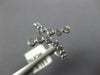 ESTATE WIDE .25CT DIAMOND 14K WHITE GOLD ROUND GRADUATING CRISS CROSS SNAKE RING