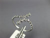 ESTATE WIDE .25CT DIAMOND 14K WHITE GOLD ROUND GRADUATING CRISS CROSS SNAKE RING