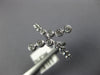 ESTATE WIDE .25CT DIAMOND 14K WHITE GOLD ROUND GRADUATING CRISS CROSS SNAKE RING
