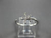 ESTATE .13CT DIAMOND 14KT WHITE GOLD 3D FLEUR DE LIS FUN RING