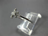 ESTATE .13CT DIAMOND 14KT WHITE GOLD 3D FLEUR DE LIS FUN RING