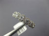 ESTATE WIDE .75CT DIAMOND 14KT WHITE GOLD ROUND HALO GRADUATING ANNIVERSARY RING
