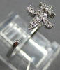 ESTATE .13CT DIAMOND 14KT WHITE GOLD 3D FLEUR DE LIS FUN RING