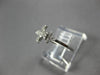 ESTATE .13CT DIAMOND 14KT WHITE GOLD 3D FLEUR DE LIS FUN RING