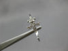 ESTATE .13CT DIAMOND 14KT WHITE GOLD 3D FLEUR DE LIS FUN RING