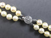 AAA SOUTH SEA PEARL 14K WHITE GOLD 3D DOUBLE STRAND 6.5-7MM LOVE NECKLACE #27803