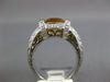 ESTATE 2.42CT DIAMOND & AAA CITRINE 14KT WHITE GOLD 3D FILIGREE FUN SUMMER RING