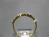 ESTATE .16CT DIAMOND 14KT YELLOW GOLD 3D TRIANGULAR CLASSIC BEADED FUN LOVE RING