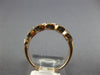 WIDE 1.77CT DIAMOND & AAA RUBY 14K ROSE GOLD OVAL INFINITY LEAF ANNIVERSARY RING