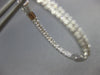 ESTATE 1.18CT DIAMOND 18KT WHITE GOLD 3D INSIDE OUT OVAL HOOP HANGING EARRINGS