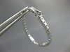 ESTATE 1.18CT DIAMOND 18KT WHITE GOLD 3D INSIDE OUT OVAL HOOP HANGING EARRINGS