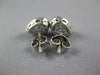 ESTATE 1.77CT ROUND DIAMOND & AAA TANZANITE 14KT WHITE GOLD HALO STUD EARRINGS
