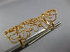 ESTATE EXTRA LARGE 2.58CT DIAMOND 18K ROSE GOLD 3D MULTI FLOWER FULL FINGER RING