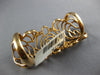 ESTATE EXTRA LARGE 2.58CT DIAMOND 18K ROSE GOLD 3D MULTI FLOWER FULL FINGER RING