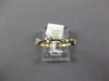 ESTATE .16CT DIAMOND 14KT YELLOW GOLD 3D TRIANGULAR CLASSIC BEADED FUN LOVE RING