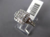 1.01CT DIAMOND 14KT WHITE GOLD ROUND & PRINCESS INVISIBLE SQUARE ENGAGEMENT RING