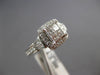 1.01CT DIAMOND 14KT WHITE GOLD ROUND & PRINCESS INVISIBLE SQUARE ENGAGEMENT RING