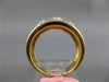 ESTATE WIDE 1.05CT DIAMOND 18K YELLOW GOLD 3D MULTI STAR MATTE & SHINY LOVE RING
