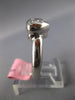 ESTATE .10CT DIAMOND 14KT WHITE GOLD CLASSIC TRIANGULAR TRILLION ETOILE FUN RING