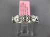 .95CT DIAMOND 18KT WHITE GOLD 3D MULTI SHAPE INVISIBLE CLUSTER ANNIVERSARY RING