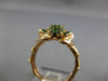 LARGE 1.87CT DIAMOND & AAA RUBY & TSAVORITE 14KT ROSE GOLD HAPPY LUCKY FROG RING