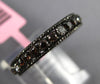 .75CT DIAMOND & AAA SMOKY TOPAZ 14KT BLACK GOLD 3/4 ETERNITY ANNIVERSARY RING