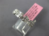 .95CT DIAMOND 18KT WHITE GOLD 3D MULTI SHAPE INVISIBLE CLUSTER ANNIVERSARY RING