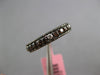 .75CT DIAMOND & AAA SMOKY TOPAZ 14KT BLACK GOLD 3/4 ETERNITY ANNIVERSARY RING