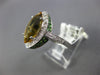 3.17CT DIAMOND & AAA CITRINE & GARNET 14KT WHITE GOLD MARQUISE SHAPE SUMMER RING