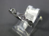ESTATE .20CT DIAMOND 18KT WHITE GOLD 3D MULTI LEAF ETOILE SEMI ETERNITY FUN RING
