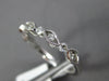 ESTATE .20CT DIAMOND 18KT WHITE GOLD 3D MULTI LEAF ETOILE SEMI ETERNITY FUN RING