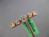 1.42CT DIAMOND 18KT WHITE & ROSE GOLD CLASSIC FLOWER FLEXIBLE ETERNITY LOVE RING