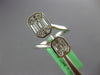 ESTATE LARGE 1.04CT DIAMOND 18KT WHITE GOLD BAGUETTE INVISIBLE CRISS CROSS RING