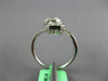 ESTATE LARGE 1.04CT DIAMOND 18KT WHITE GOLD BAGUETTE INVISIBLE CRISS CROSS RING