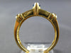 1.04CT DIAMOND & AAA SAPPHIRE 14KT YELLOW GOLD MARQUISE & ROUND FRIENDSHIP RING