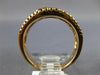 ESTATE .66CT WHITE & ORANGE DIAMOND 18KT ROSE GOLD 3D MULTI ROW WAVE FUN RING