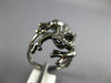 LARGE 1.09CT MULTI COLOR DIAMOND & AAA RUBY 18K BLACK GOLD HAPPY LUCKY FROG RING