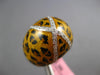 ESTATE LARGE .50CT DIAMOND & ENAMEL 14K WHITE GOLD PANTHER X DOME SHAPE FUN RING