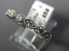 ESTATE .56CT DIAMOND 14KT WHITE GOLD 3D ROUND & MARQUISE SHAPE ANNIVERSARY RING