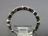 ESTATE .56CT DIAMOND 14KT WHITE GOLD 3D ROUND & MARQUISE SHAPE ANNIVERSARY RING