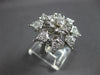 EXTRA LARGE .93CT DIAMOND 14KT WHITE GOLD INTERCHANGEABLE RING BROOCH PIN #27820
