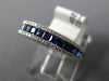 .31CT DIAMOND & AAA SAPPHIRE 18KT WHITE GOLD PRINCESS INVISIBLE ANNIVERSARY RING